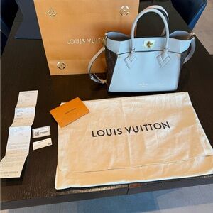 Louis Vuitton On My Side MM Greige